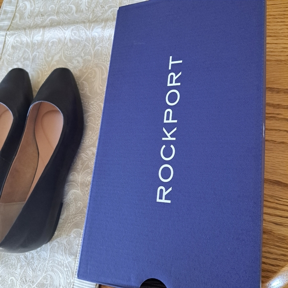 NEW Rockport Total Motion Laylani Plain Ballet Black Flat 9.5 - Picture 7 of 11